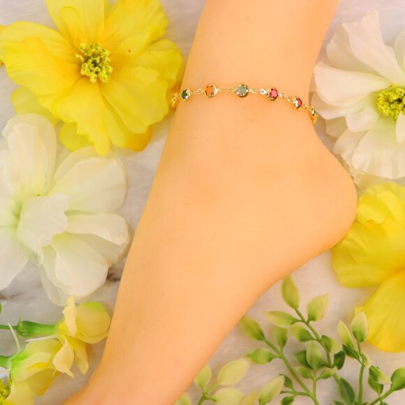 "New Beautiful Design Anklet for Women/Girls, Gift, A518 - Picture 9 of 10